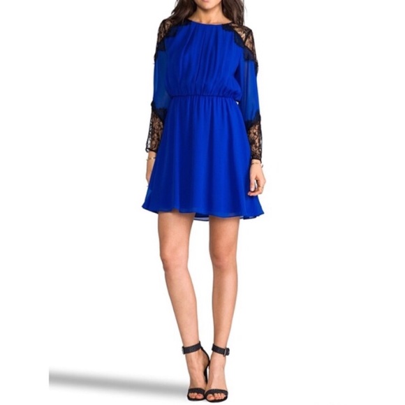 Alice And Olivia Blue Lace Dress Alice Olivia Royal Blue Lace High Low Dress Alice And Olivia Blue Lace Dress Alice Olivia Royal Blue Lace High Low Dress